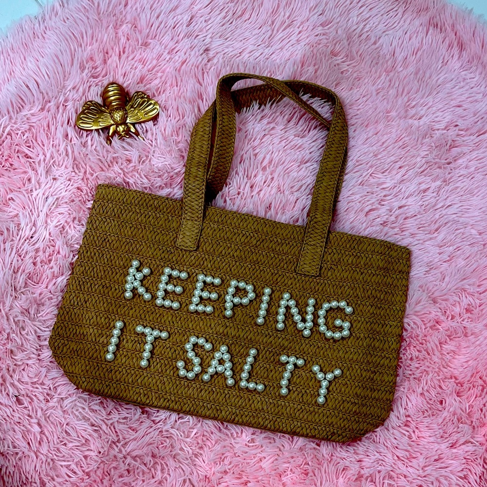 New Beach bag, Keeping it salty